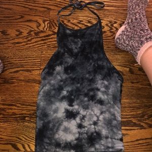 tie dye halter top american eagle